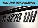 Boat Registration Numbers 3D Domed Raised Decals Black Chrome Trim Marine Grade. Fixed Price $88.00.