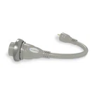 Furrion Pigtail Adapter 30A Connector 15A Plug Silver #FP3015-SS. Fixed Price $39.99.