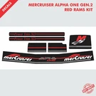 2016 Mercruiser Alpha One GEN.2 Complete Decals Kit Red Rams Sticker Set 54. Fixed Price $24.99.