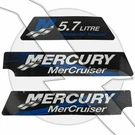 Mercruiser 5.7L Bluewater Inboard Decal Set 37-861373A8. Fixed Price $99.99.