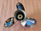 Re-conditioned 15 1/4" X 19P Quicksilver Mirage Ss Prop, 48-13700-19, P10719. Fixed Price $435.00.