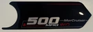 Oem Mercury Mercruiser 500 Mag Ho Decal Black Red Engine Cover Graphic Nos. Fixed Price $65.00.