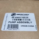 Mercury Pump Assembly 46-8M0116534. Fixed Price $200.00.