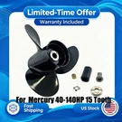 3/4X21 Boat Propeller For Mercury 50 70 75 90 100 115 125HP 15T 48-77348A45. Fixed Price $99.98.