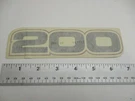 0215281 Omc Evinrude 200 Hp Outboard Front Decal. Fixed Price $16.99.