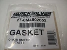 Mercruiser Mercury Quicksilver Gasket 27-8M4502052 Oem Outboard Boat Motor. Fixed Price $10.95.