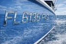 Premium Boat Registration Numbers Raised 3D Domed Marine Decals Chrome. Fixed Price $88.00.