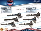 6PCS Engine Ignition Coil Front + Rear Oem 22-25 Kia Carnival 3.5L 273103N200. Fixed Price $398.68.