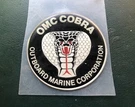 Omc Cobra Medallion Sticker Decal 0911848 Oem. Fixed Price $40.00.