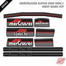 2016 Mercruiser Alpha One GEN.1 Complete Decals Kit Gray Rams Sticker Set 51. Fixed Price $24.99.