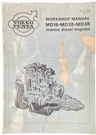 1972 Volvo Penta Workshop Manual MD1B-MD2B-MD3B Marine Diesel Engines 2668. Fixed Price $38.95.