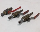Lot Of 3: Rwv/red-white 5044F & Eo PN630 Brass Body Ball Valves Assemblies. Fixed Price $49.99.