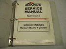90-44553 1285 Mercruiser #8 Mercury Marine Cylinder Engine Service Manual. Fixed Price $23.00.