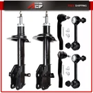 Front Struts Sway Bar Outer Tie Rods Kit Ford Edge Lincoln Mkx Fwd 2007-2010. Fixed Price $104.72.
