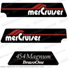 Fits Mercruiser 454 Magnum Bravo One Flame Arrestor Decal Kit. Fixed Price $54.95.