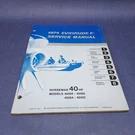 1974 Evinrude 5017 Service Manual Norseman 40 Hp Models Omc. Fixed Price $17.99.