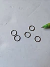 Genuine Volvo Penta Alum Washer / Fuel Line Gasket 834452 (5 For $17) Nos VPB1. Fixed Price $17.00.