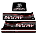 Mercruiser Bravo Two Self Adhesive Vinyl Waterproof Sticker Decal Set/gray Trim. Fixed Price $17.50.