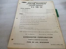 PM179 1966 Mercruiser 1A-1B-1C Stern Drives Unit Parts List No. C-90-37300. Fixed Price $9.33.
