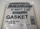 Mercury Quicksilver Mercruiser Gasket 27-99777 Outboard Boat Motor. Fixed Price $16.95.