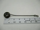 0980069 Omc Stringer Stern Drive Oil Drain Cap & Bead Chain Nla. Fixed Price $10.00.